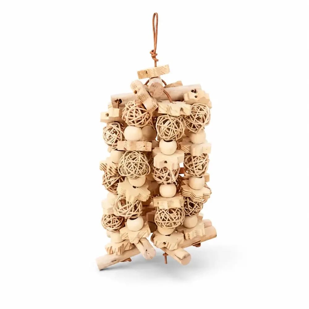 Wooden bird toy