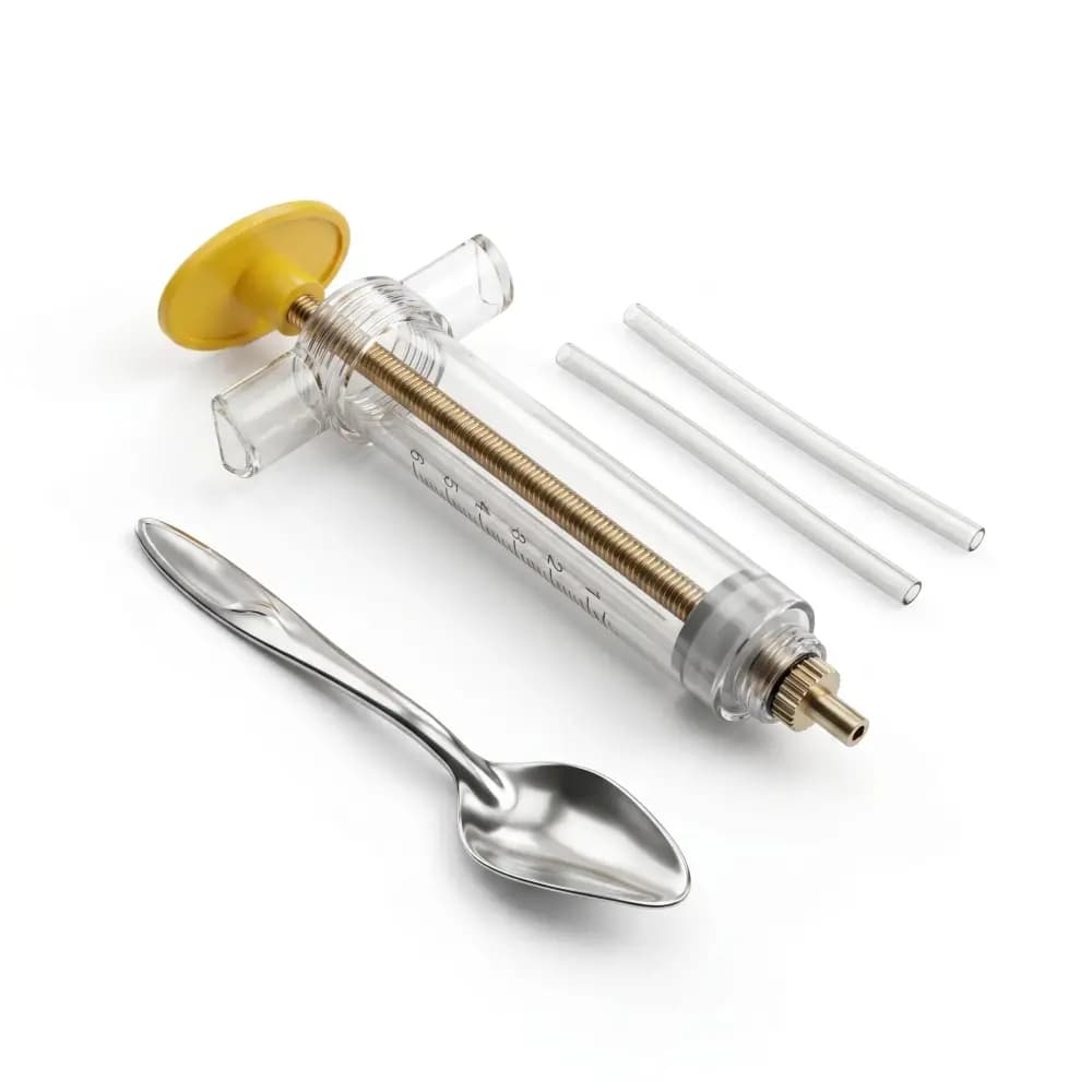 Bird feeding needle