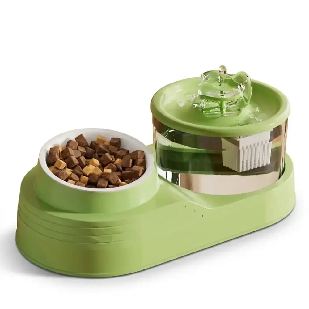 Cat Food and Water Dispenser