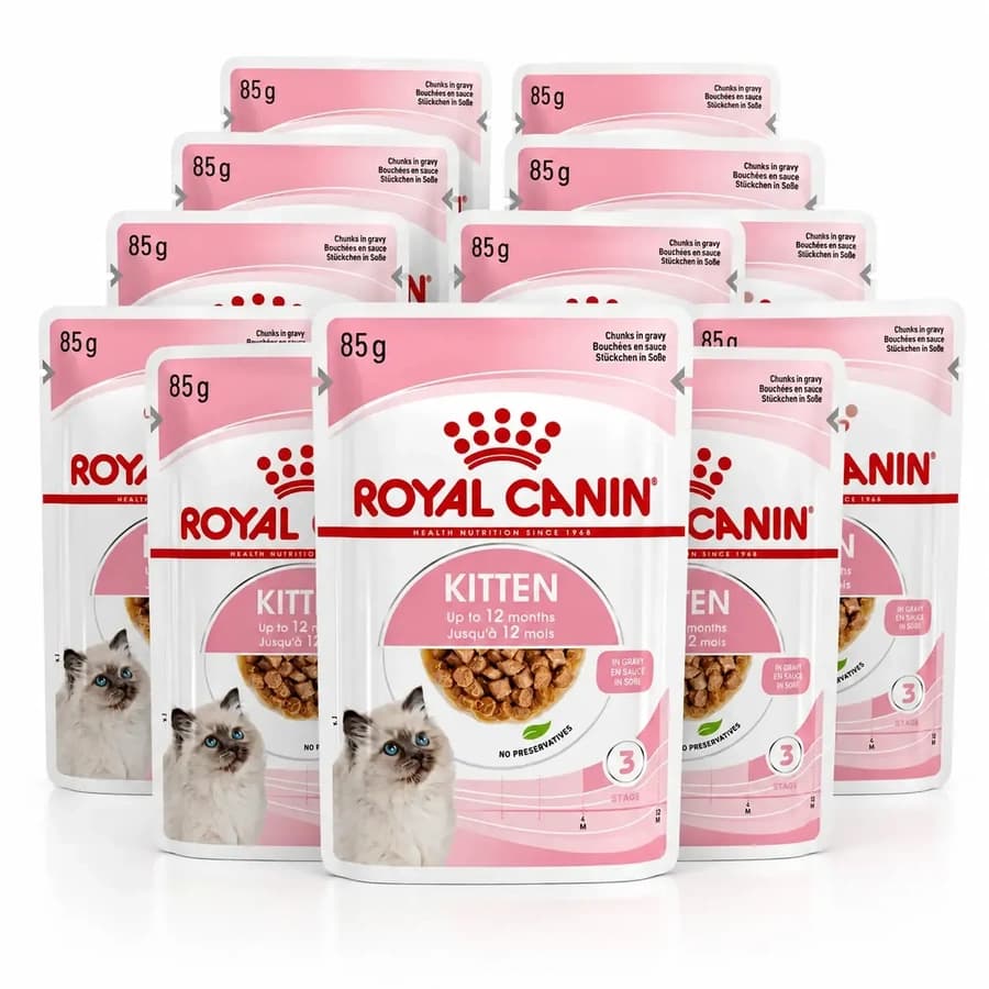 Royal Canin Kitten Gravy Wet Food for Kittens 12×85 g